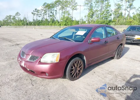 2004 Mitsubishi Galant Es из США, поврежденный, VIN 4A3AB36F04E141619